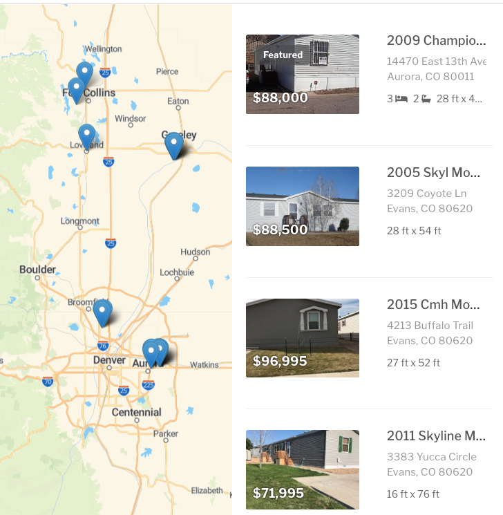 Featured listings sample